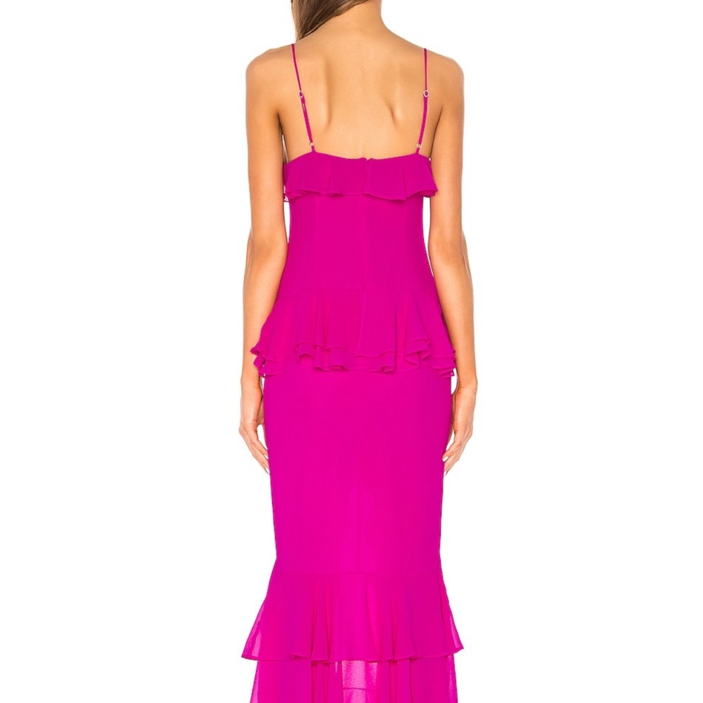 Lovers + Friends Melissa Fuchsia High Low Dress - Picture 2 of 4
